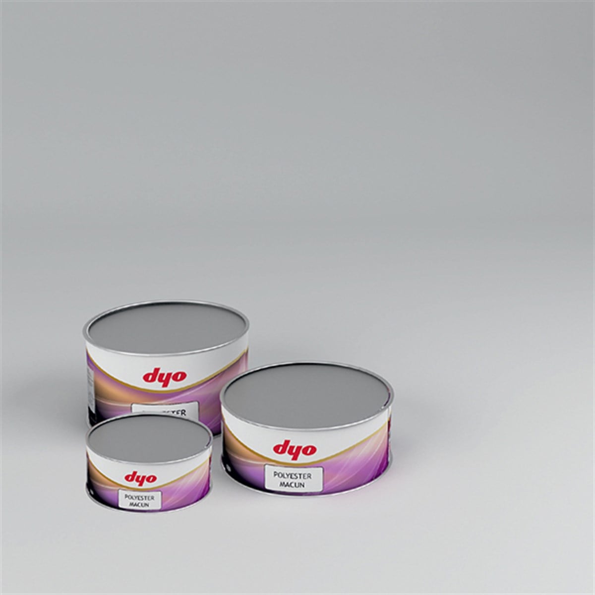 DYO Polyester Macunu GV Beyaz Krem-Yoklama Macunu Galon 2.7 Kg