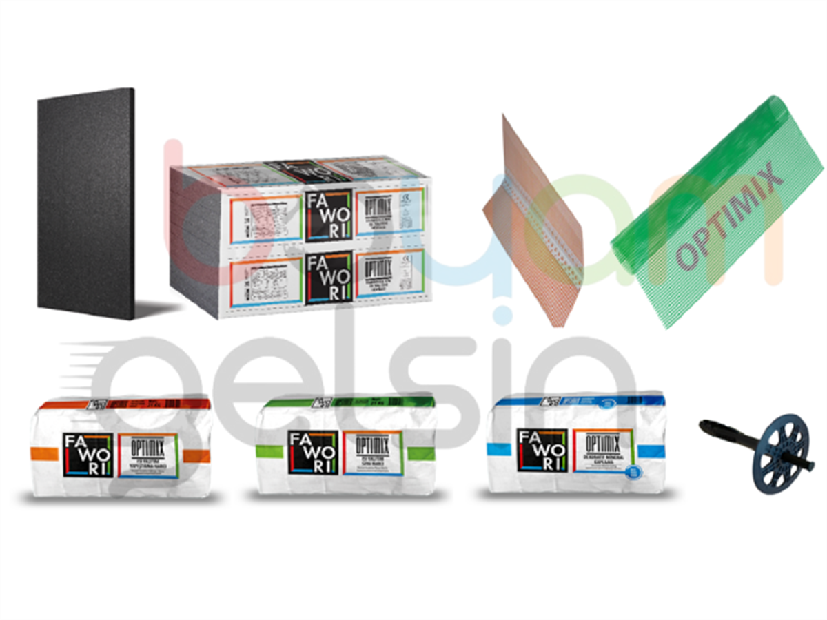 Fawori Optimix 5 cm Mantolama Tam Takım 100 M2