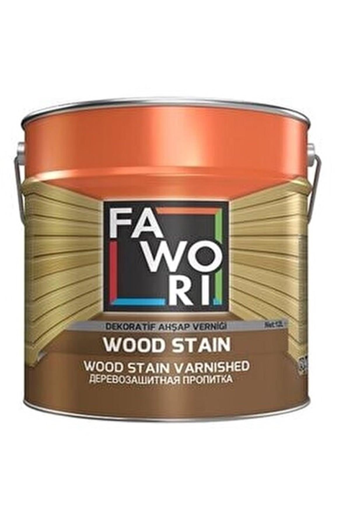 Fawori Wood Stain Vernikli Ahşap Koruyucu 2.5 Lt