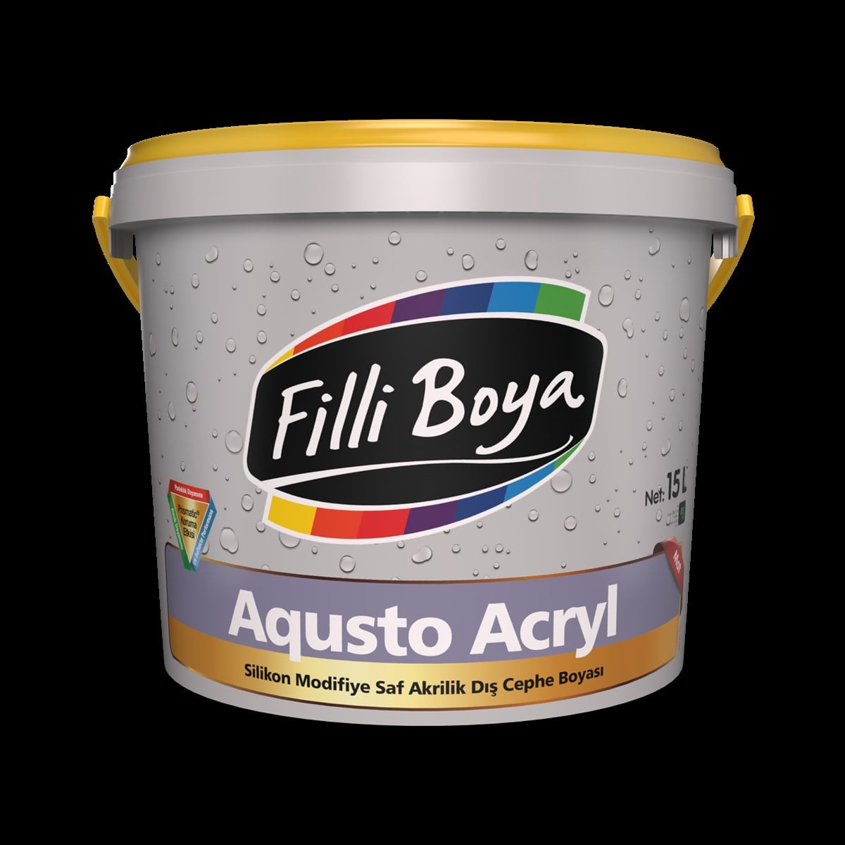 Filli Boya Aqusto Acryl Saf Akrilik Dış Cephe Boyası 15 Lt