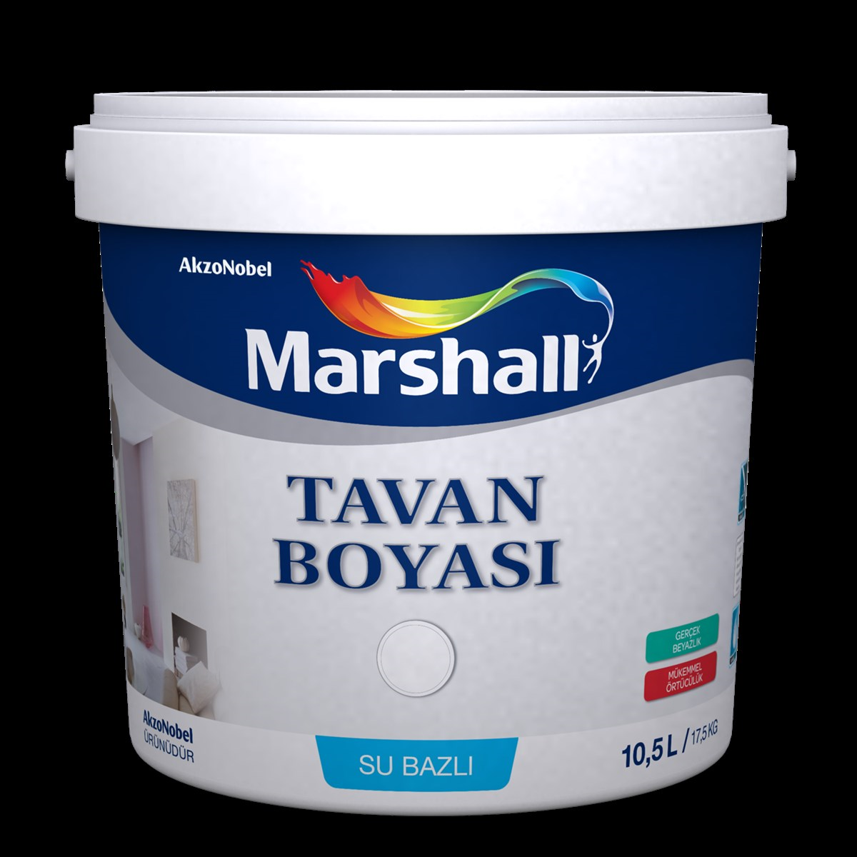 Marshall Beyaz Tavan Boyası 10 Kg