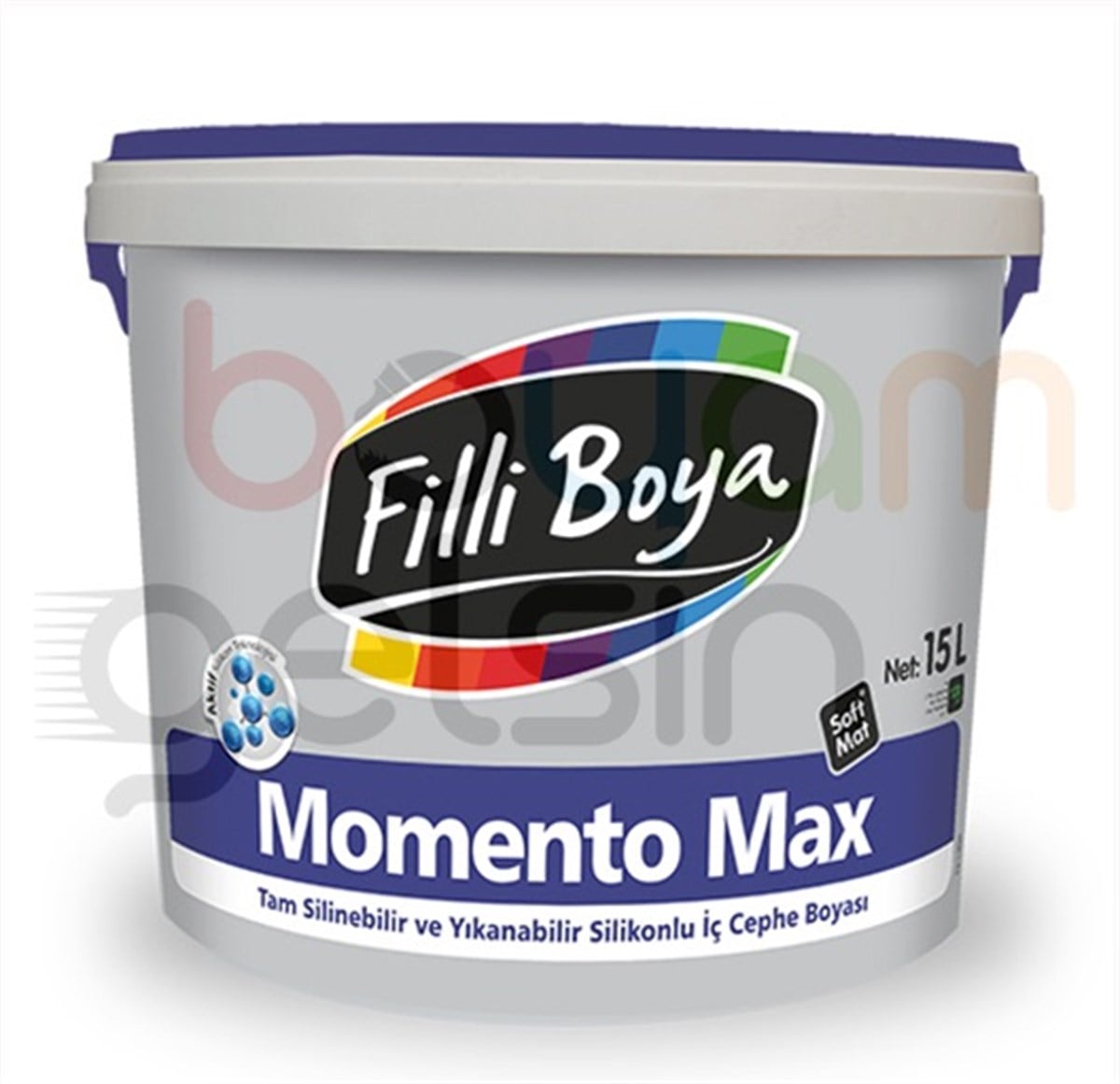 Momento Max Tam Silinebilir Silikonlu Mat İç Cephe Boyası 15 L