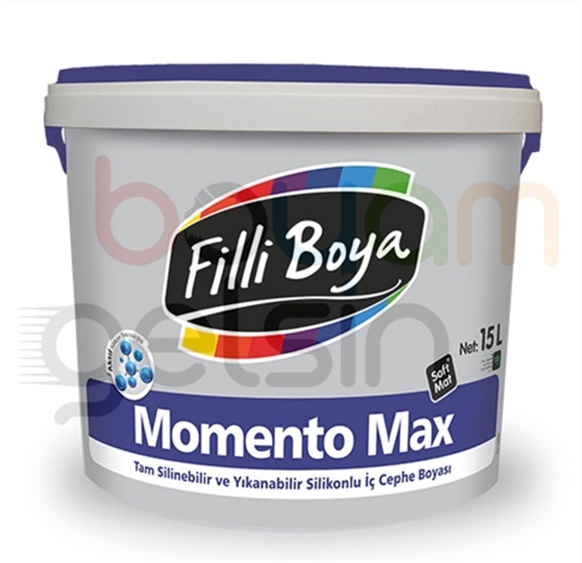 Momento Max Tam Silinebilir Silikonlu Mat İç Cephe Boyası 7.5 Lt