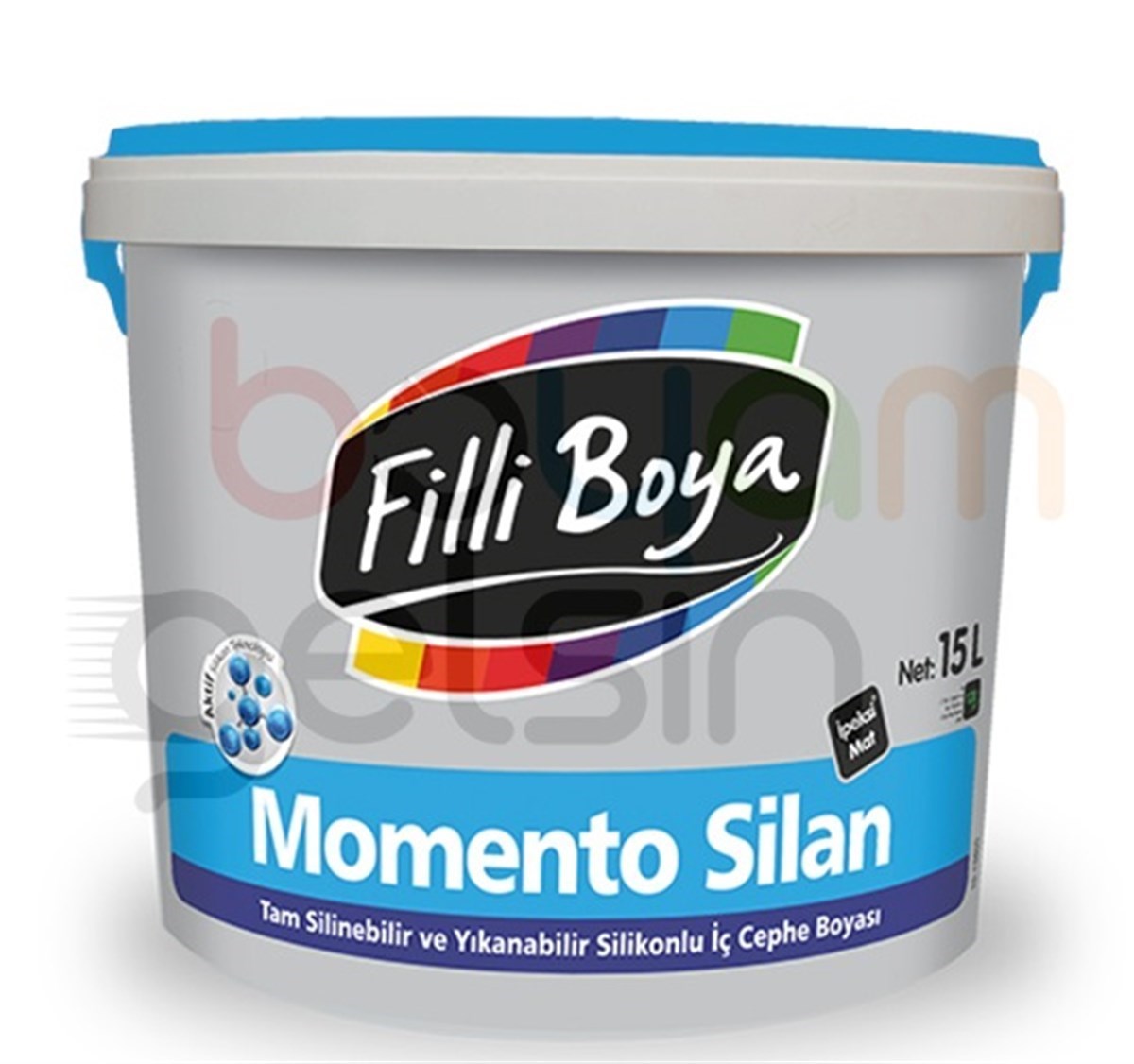 Momento Silan Tam Silinebilir Silikonlu İpeksi Mat İç Cephe Boyası 7.5 Lt