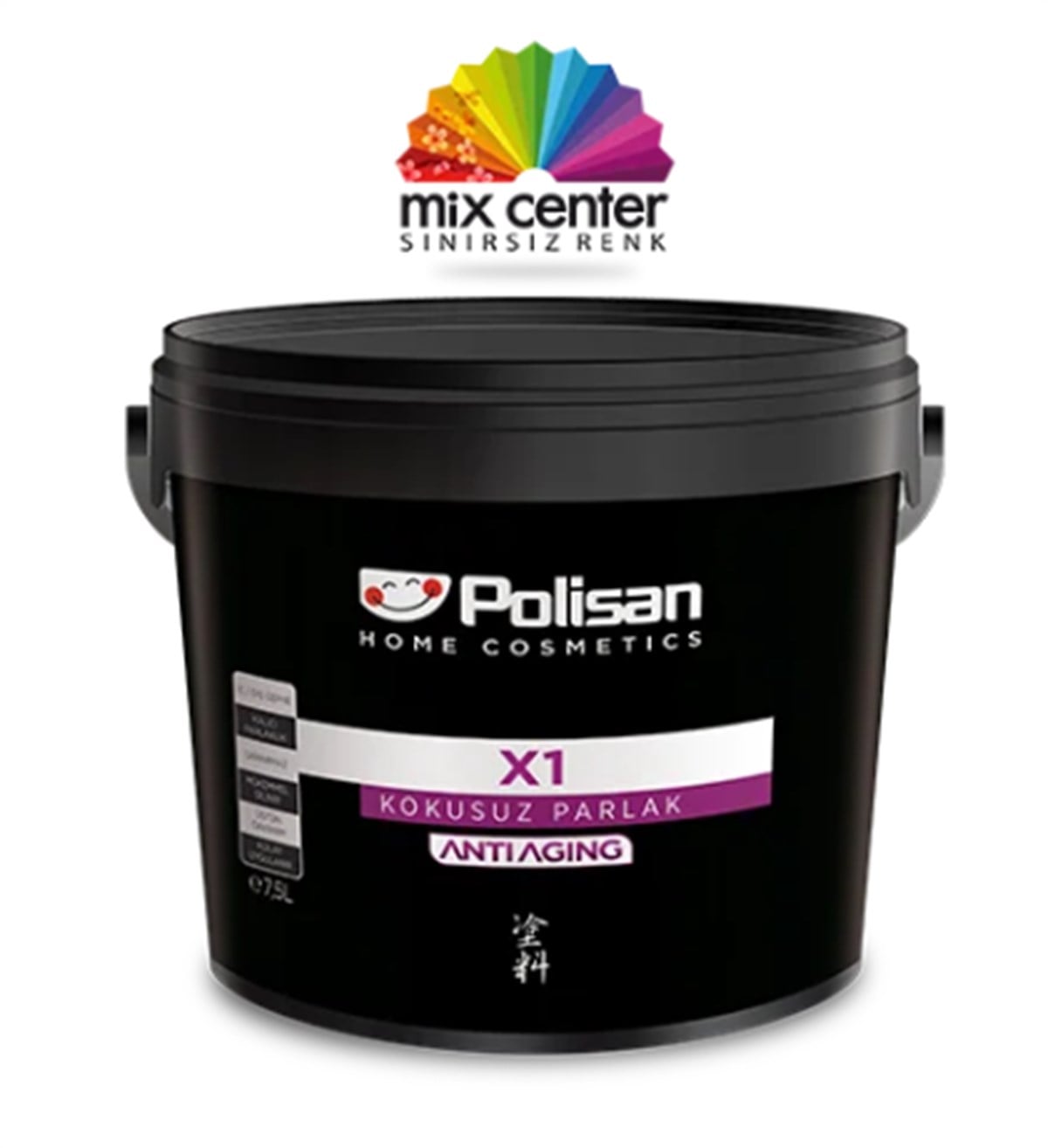 Polisan X1 Kokusuz Su Bazlı Ahşap-Metal Boyası 0.7&2.5L
