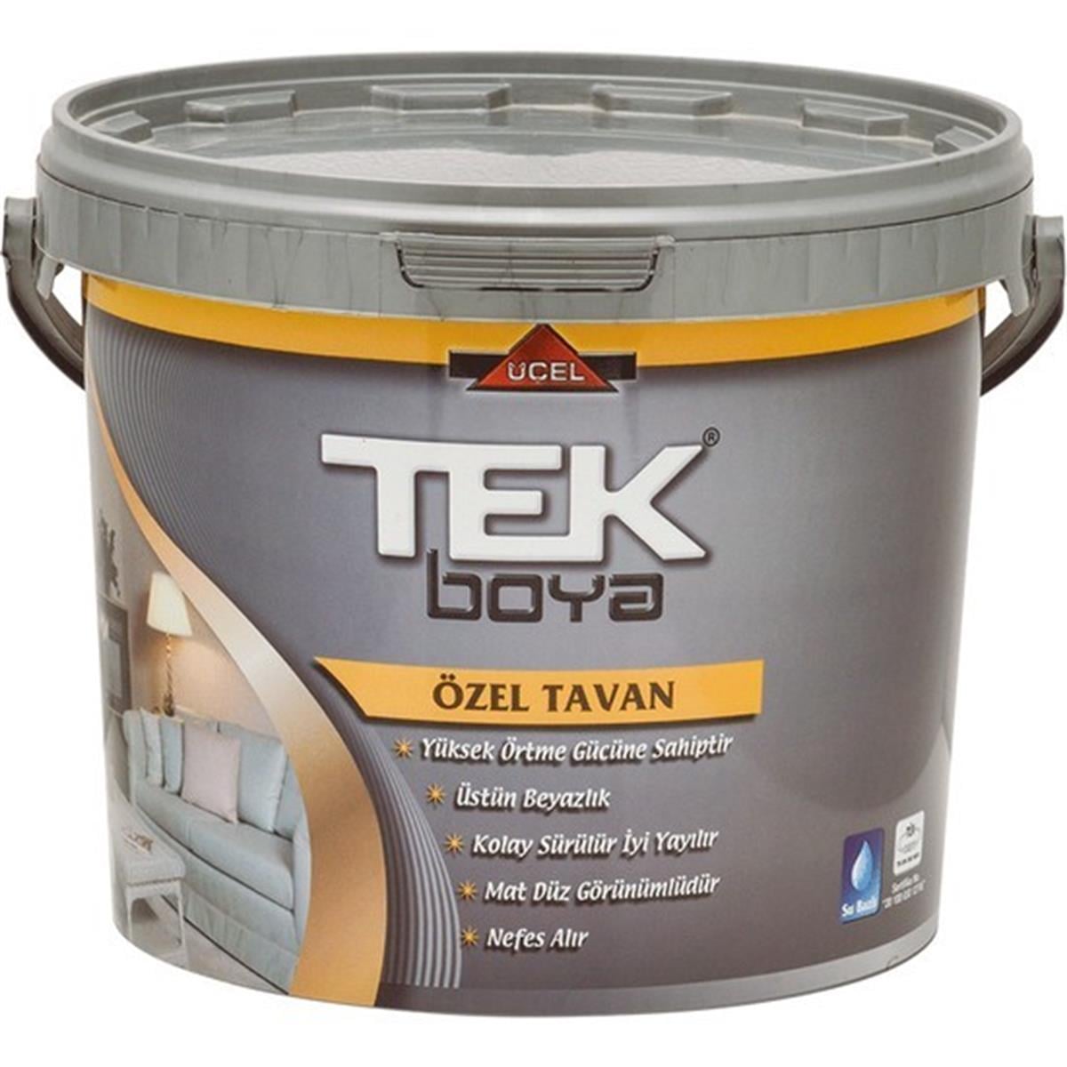 Tek Boya Tavan Boyası Beyaz 17.5 KG
