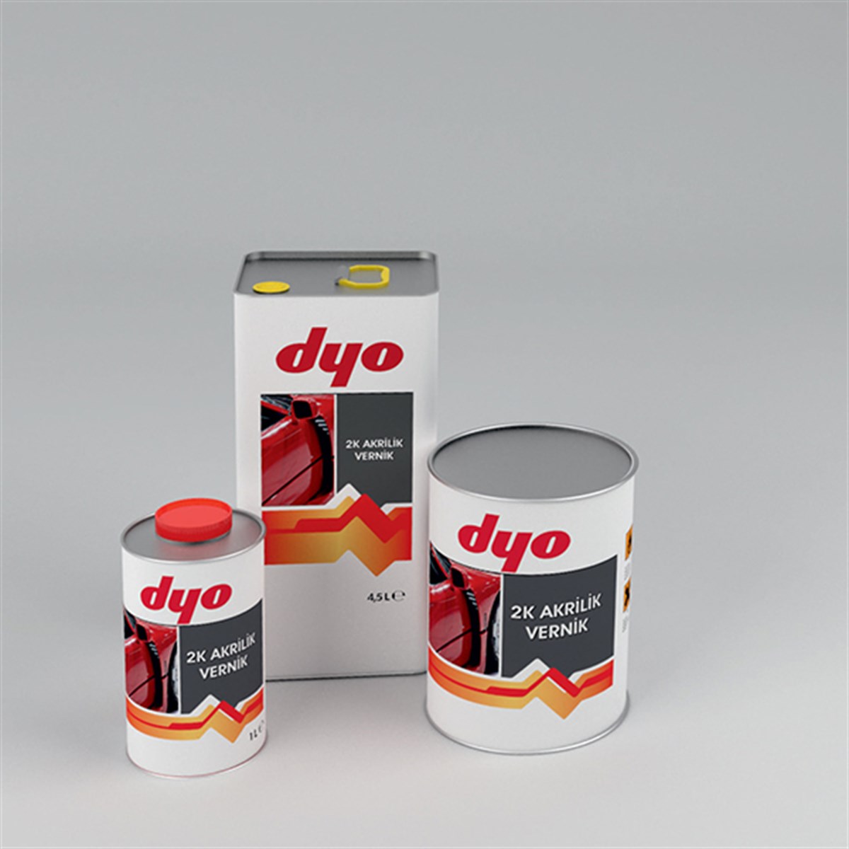 DYO 2K Üniversal Akrilik Vernik 1 Lt & 4.5 Lt (Galon)