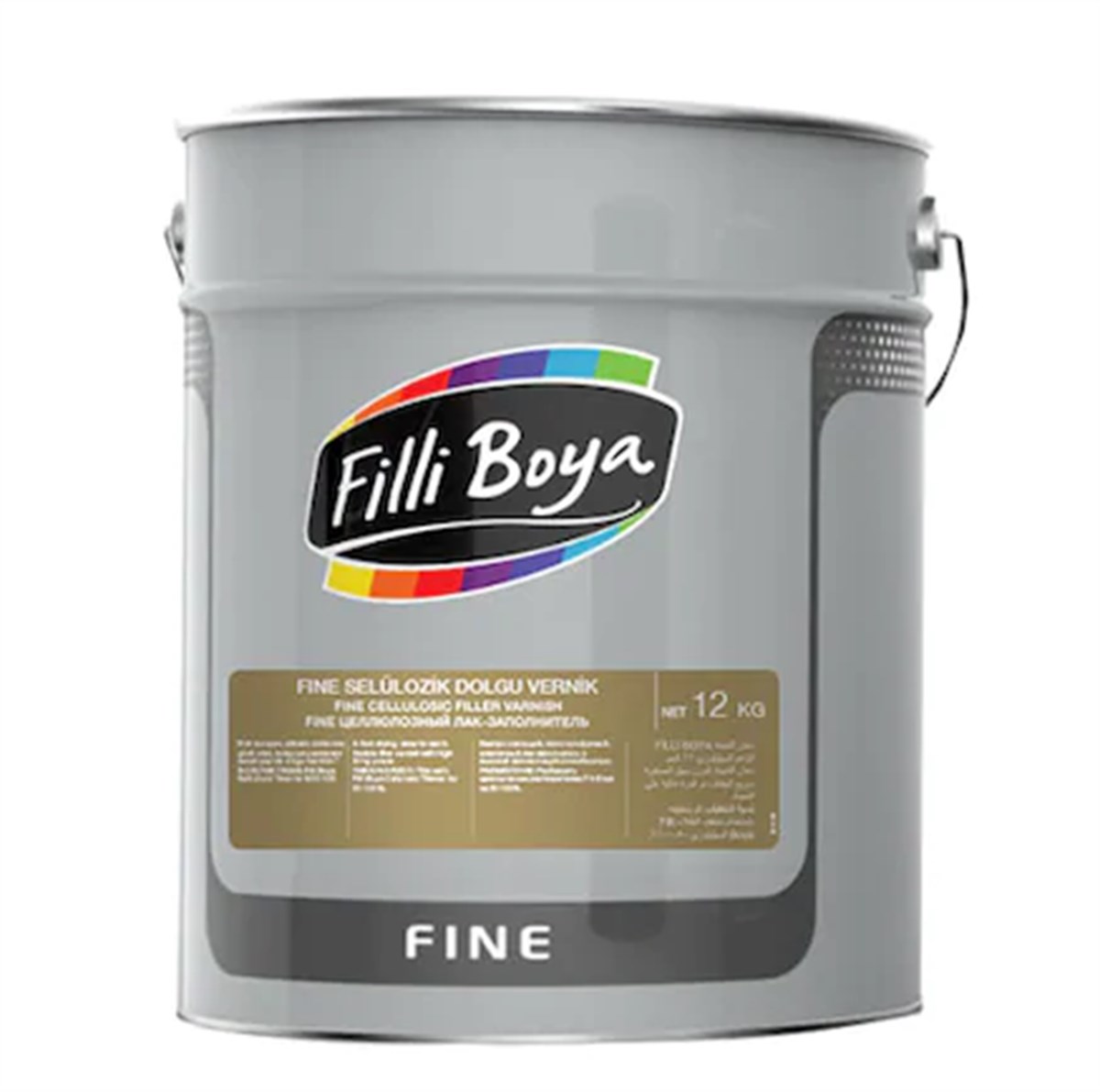 Filli Boya Fine Selülozik Dolgu Vernik 2.5 Kg& 12 Kg