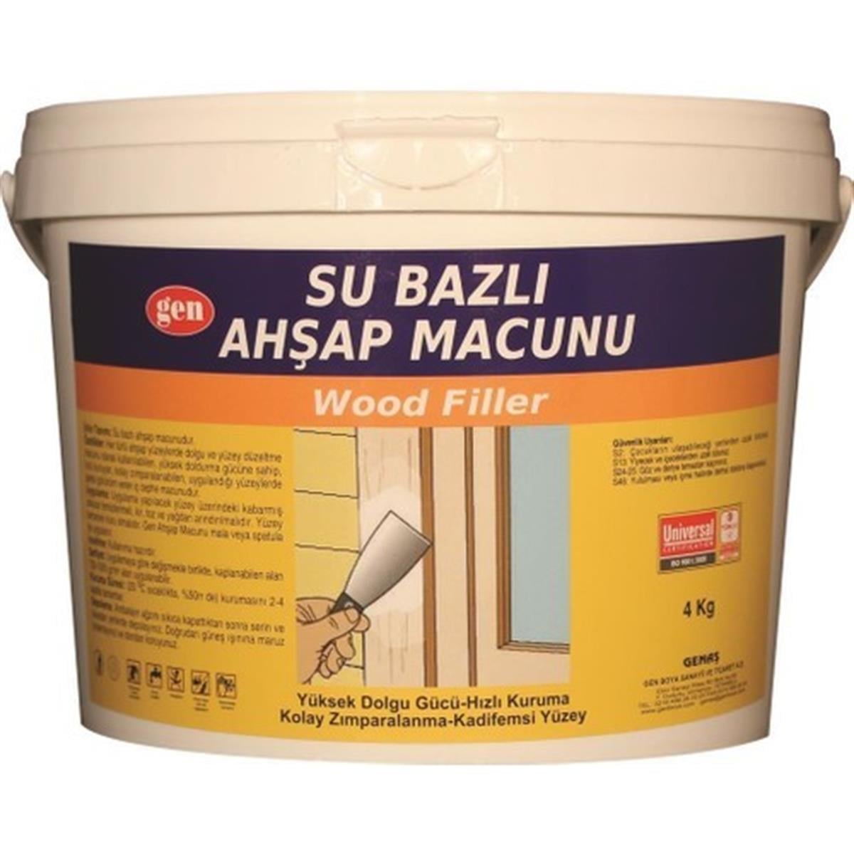 Gen Su Bazlı Ahşap Macunu 600 Gr