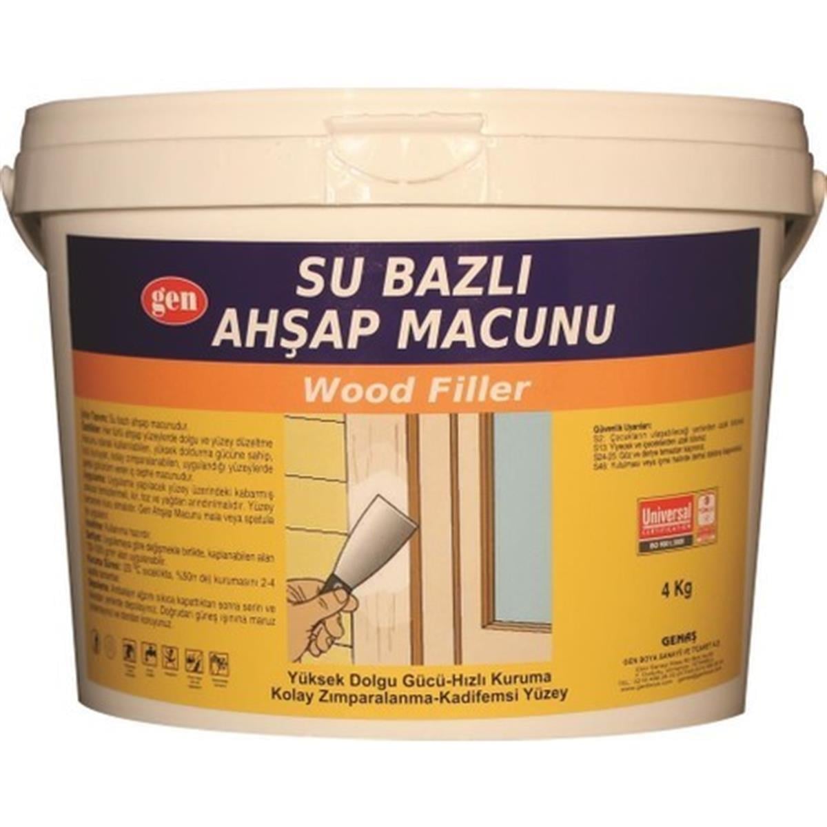 Gen Su Bazlı Ahşap Macunu 600 Gr