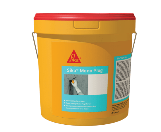 Sika MonoPlug – Çimento Esaslı Hızlı Priz Alan Tıkaç Harcı 5 Kg
