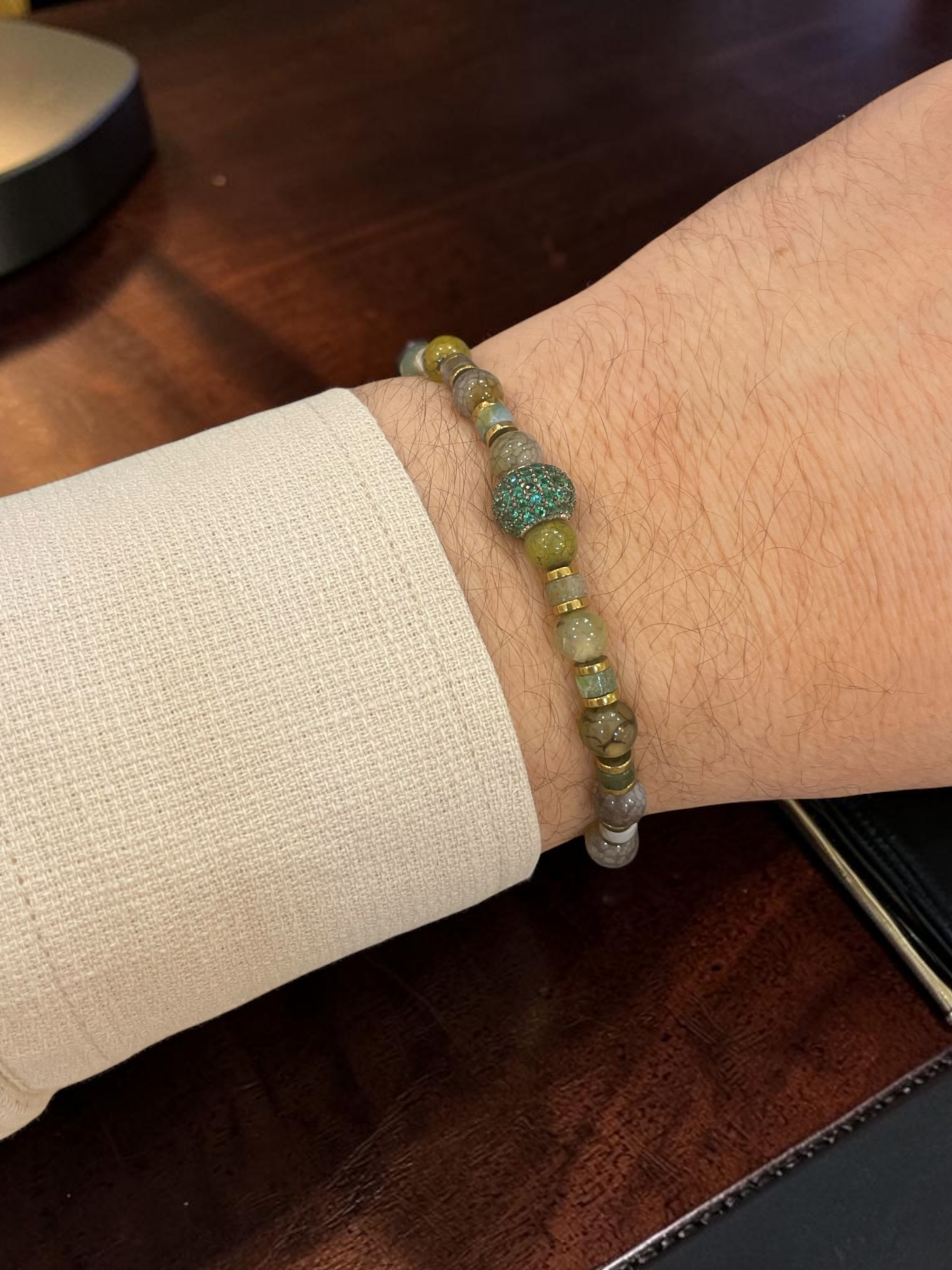 Akik Doğal Taş Özel Tasarım Erkek BileklikOniks  Doğal Taş Erkek Bileklik | PiedraJewelsPiedraJewels