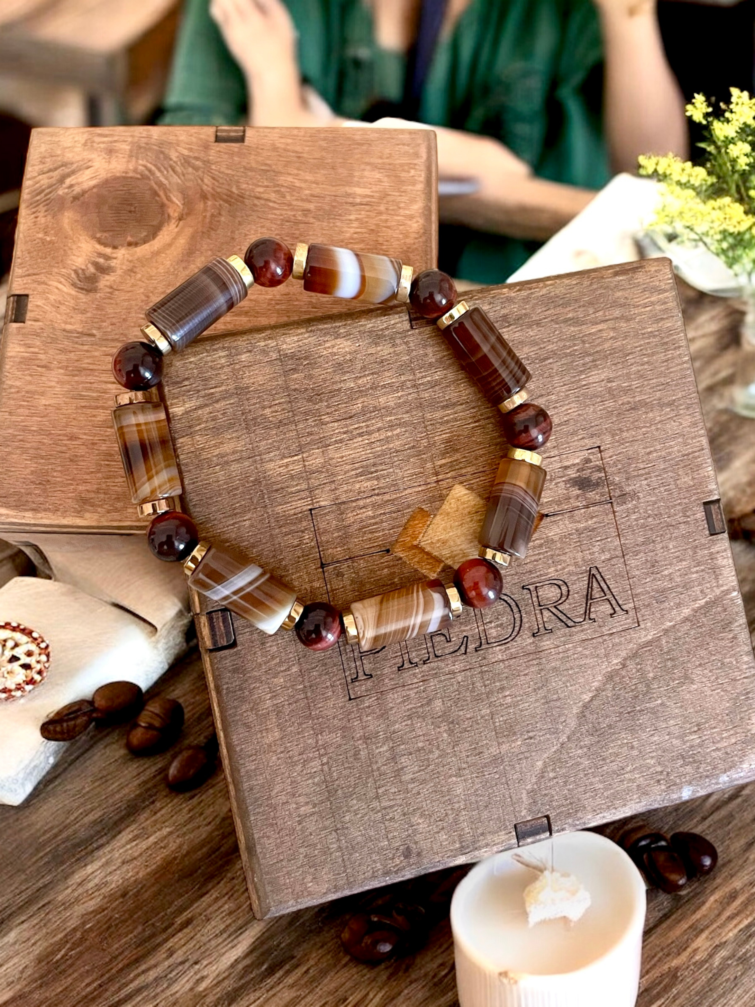 Piedra Jewels Özel Tasarım Akik BileklikPiedra Jewels Özel Tasarım Akik BileklikPiedraJewels