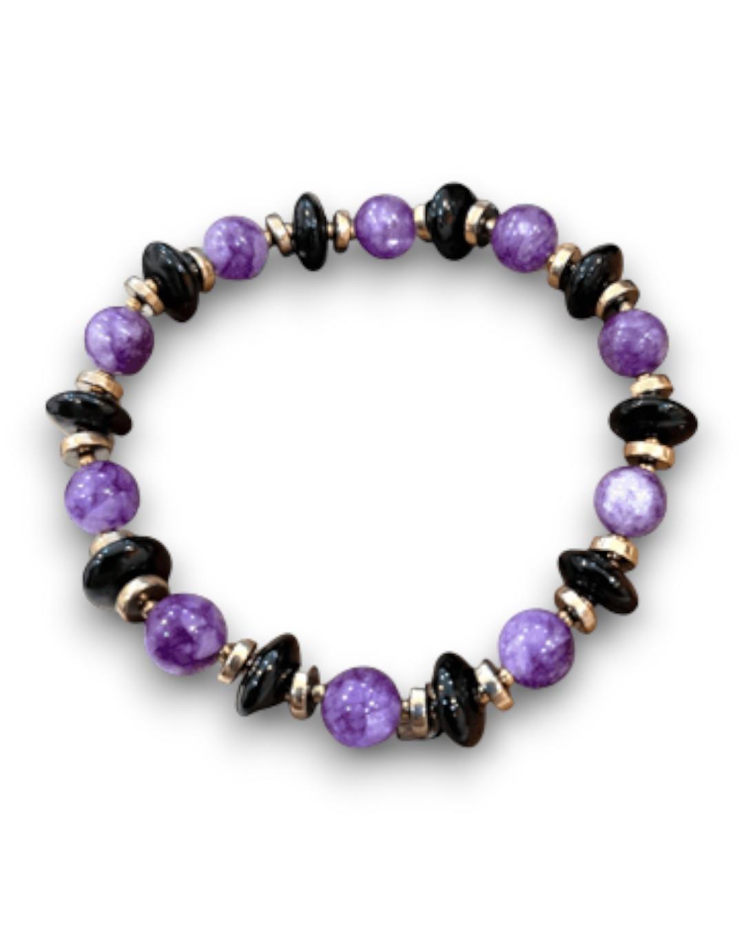 Piedra Jewels Özel Tasarım Ametist ve Akik BileklikPiedra Jewels Özel Tasarım Ametist ve Akik BileklikPiedraJewels