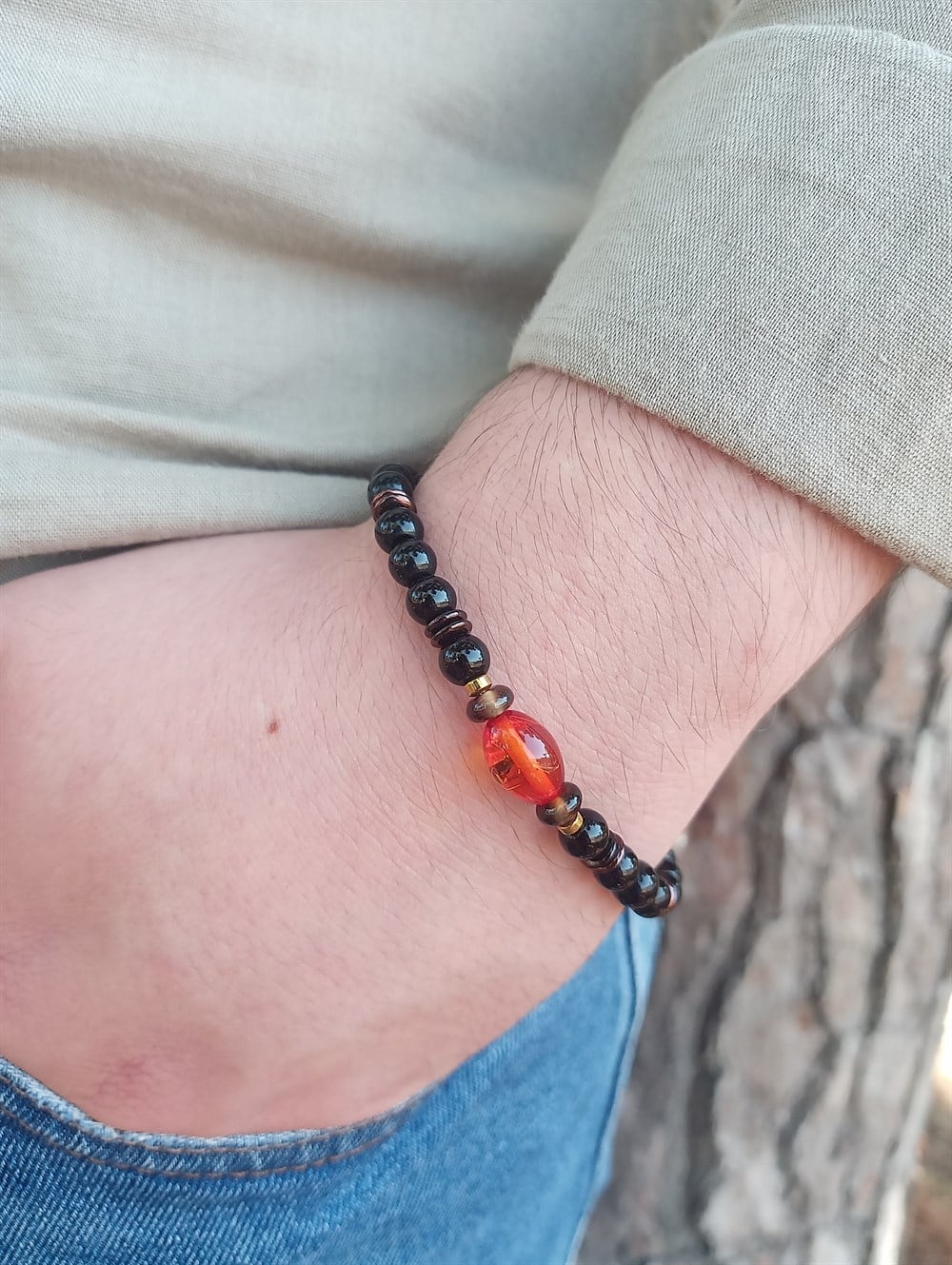 Piedra Jewels Özel Tasarım Erkek BileklikPiedraJewels