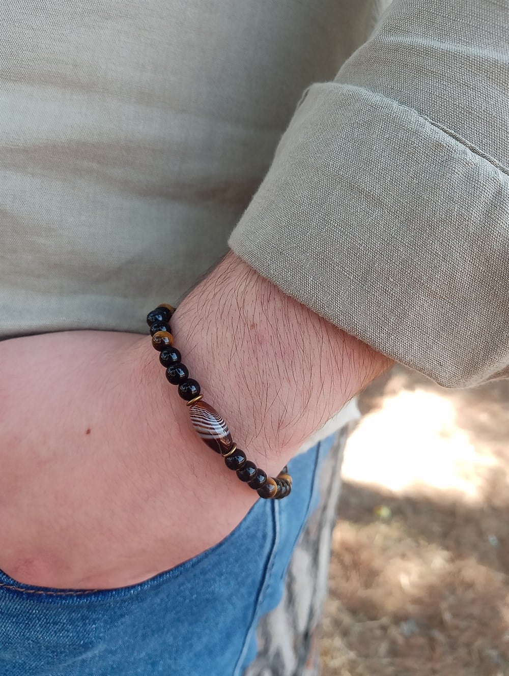 Piedra Jewels Özel Tasarım Erkek BileklikPiedraJewels