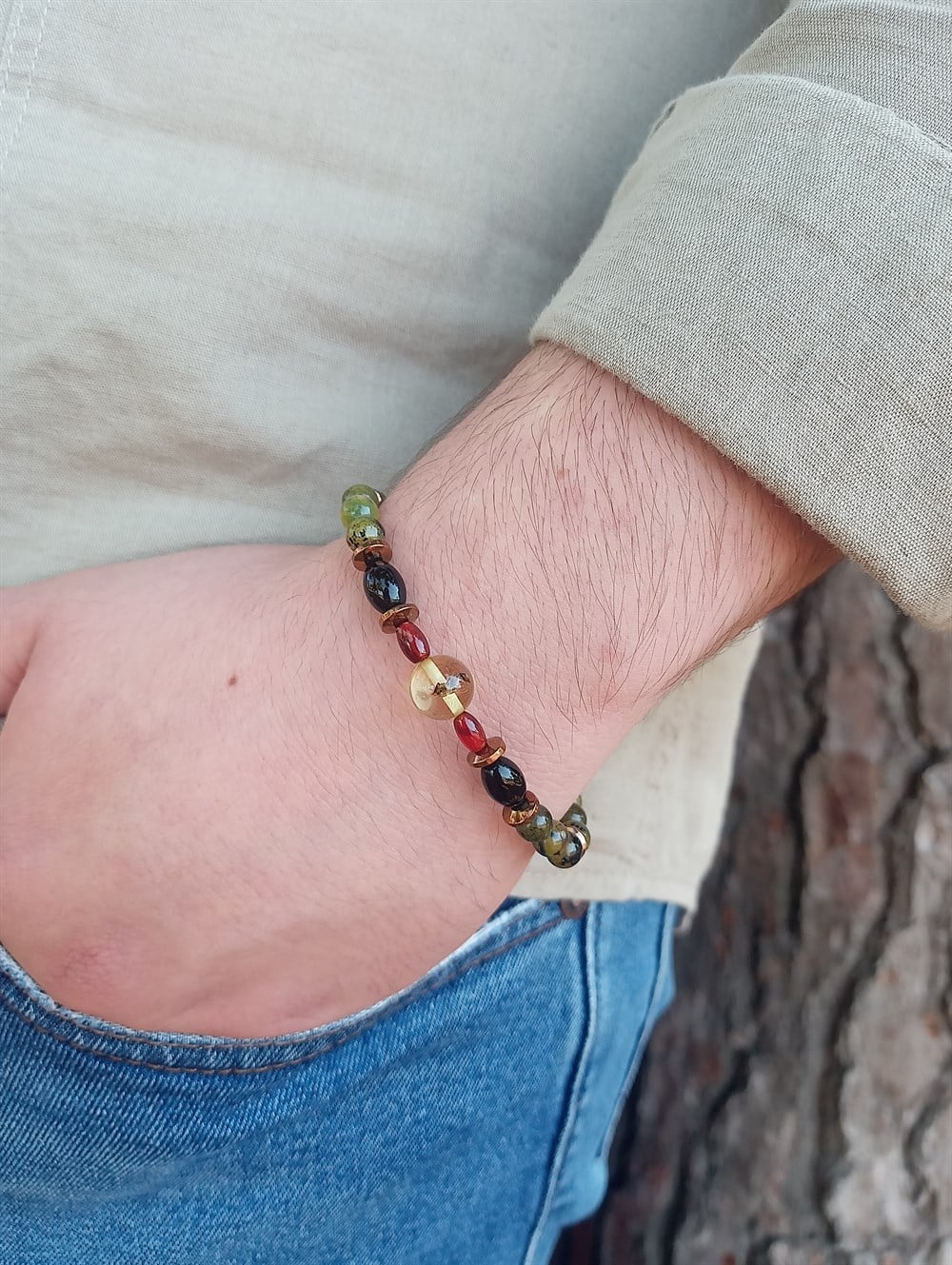 Piedra Jewels Özel Tasarım Erkek BileklikPiedraJewels