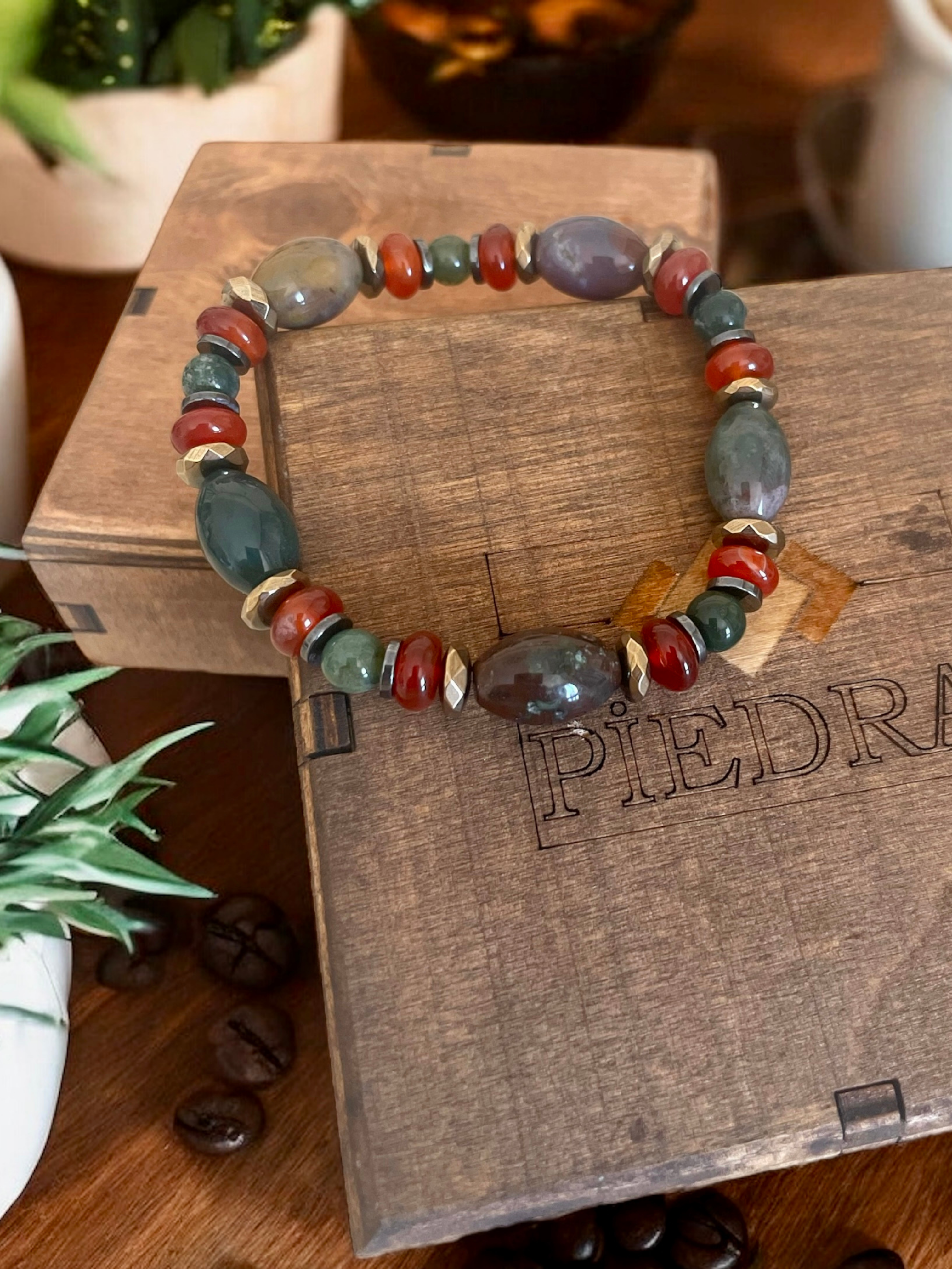 Piedra Jewels Özel Tasarım Hint Akik BileklikPiedra Jewels Özel Tasarım Hint Akik BileklikPiedraJewels
