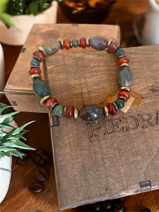 Piedra Jewels Özel Tasarım Hint Akik BileklikPiedra Jewels Özel Tasarım Hint Akik BileklikPiedraJewels