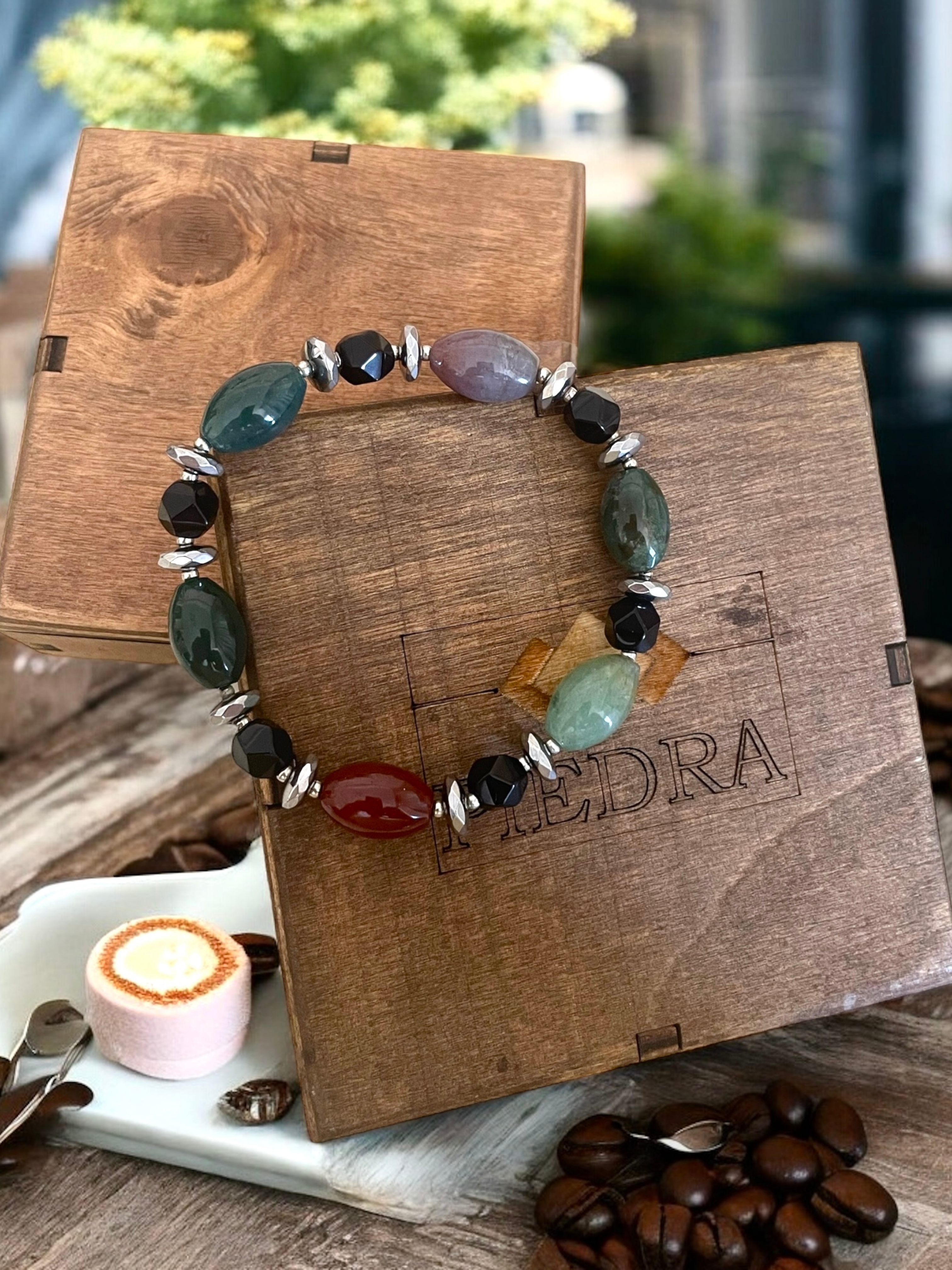 Piedra Jewels Özel Tasarım Akik BileklikPiedra Jewels Özel Tasarım Akik BileklikPiedraJewels
