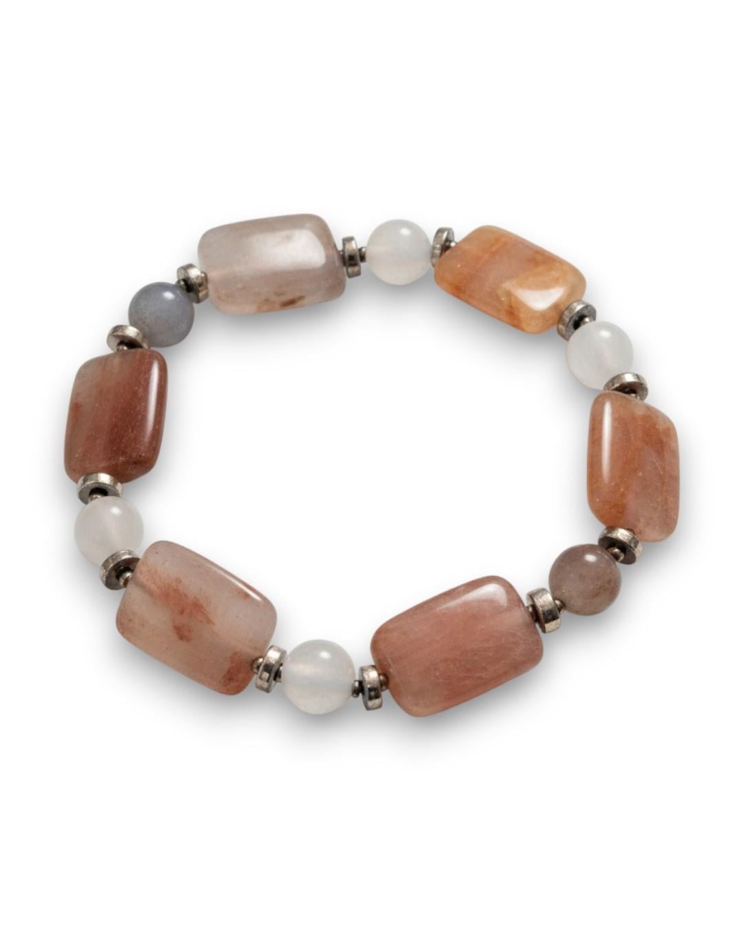 Piedra Jewels Özel Tasarım Akik ve Ay Taşı BileklikPiedra Jewels Özel Tasarım Akik ve Ay Taşı BileklikPiedraJewels