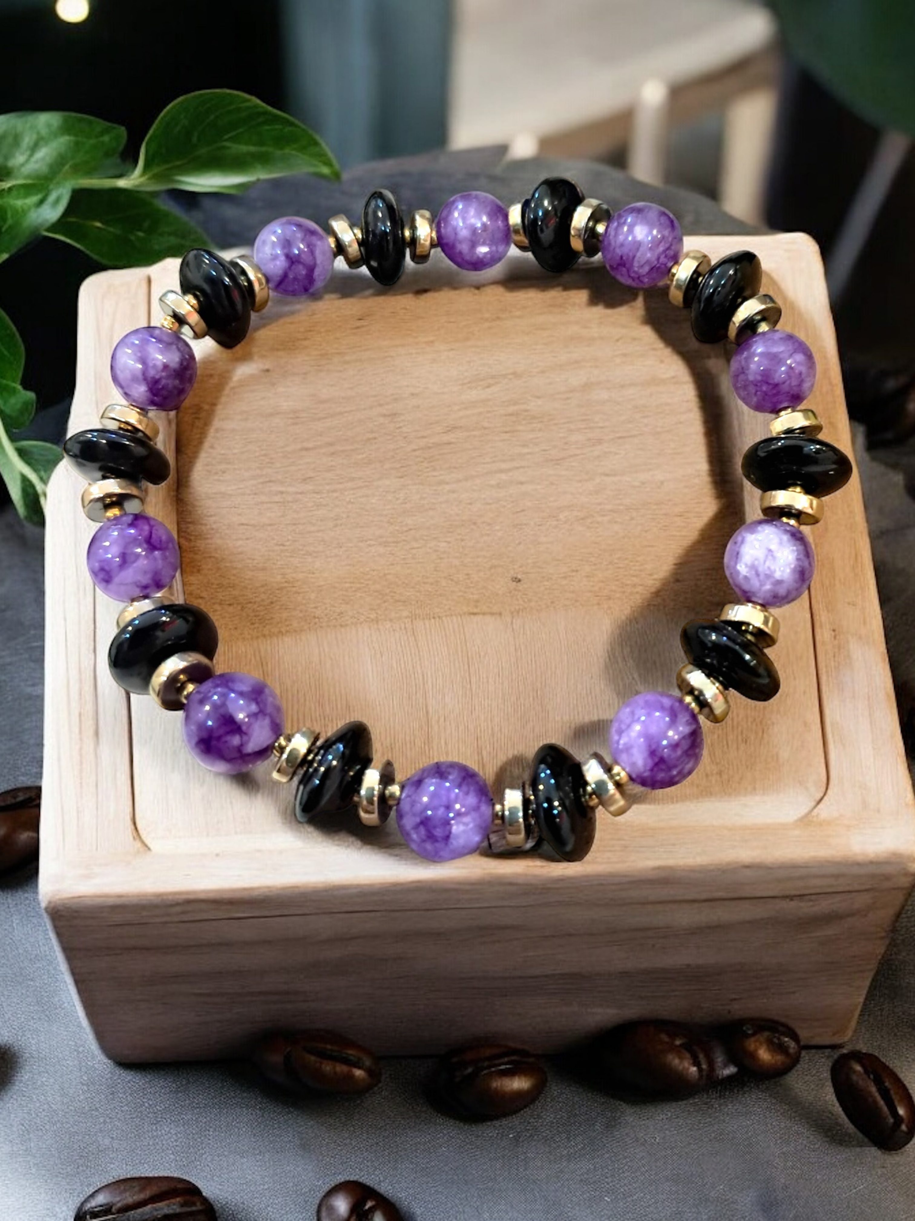 Piedra Jewels Özel Tasarım Ametist ve Akik BileklikPiedra Jewels Özel Tasarım Ametist ve Akik BileklikPiedraJewels