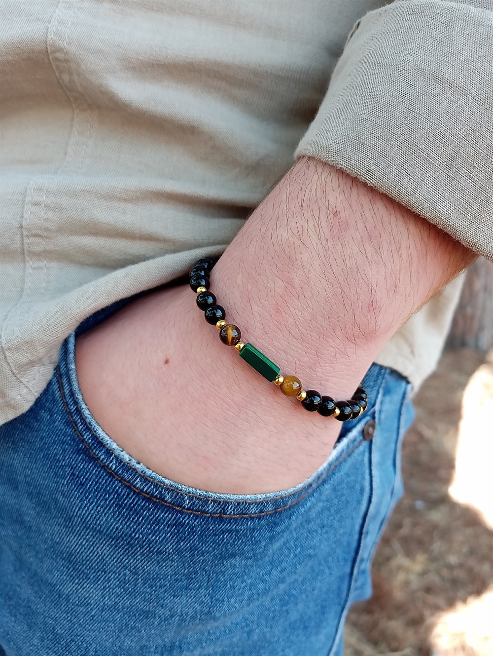 Piedra Jewels Özel Tasarım Erkek BileklikPiedraJewels