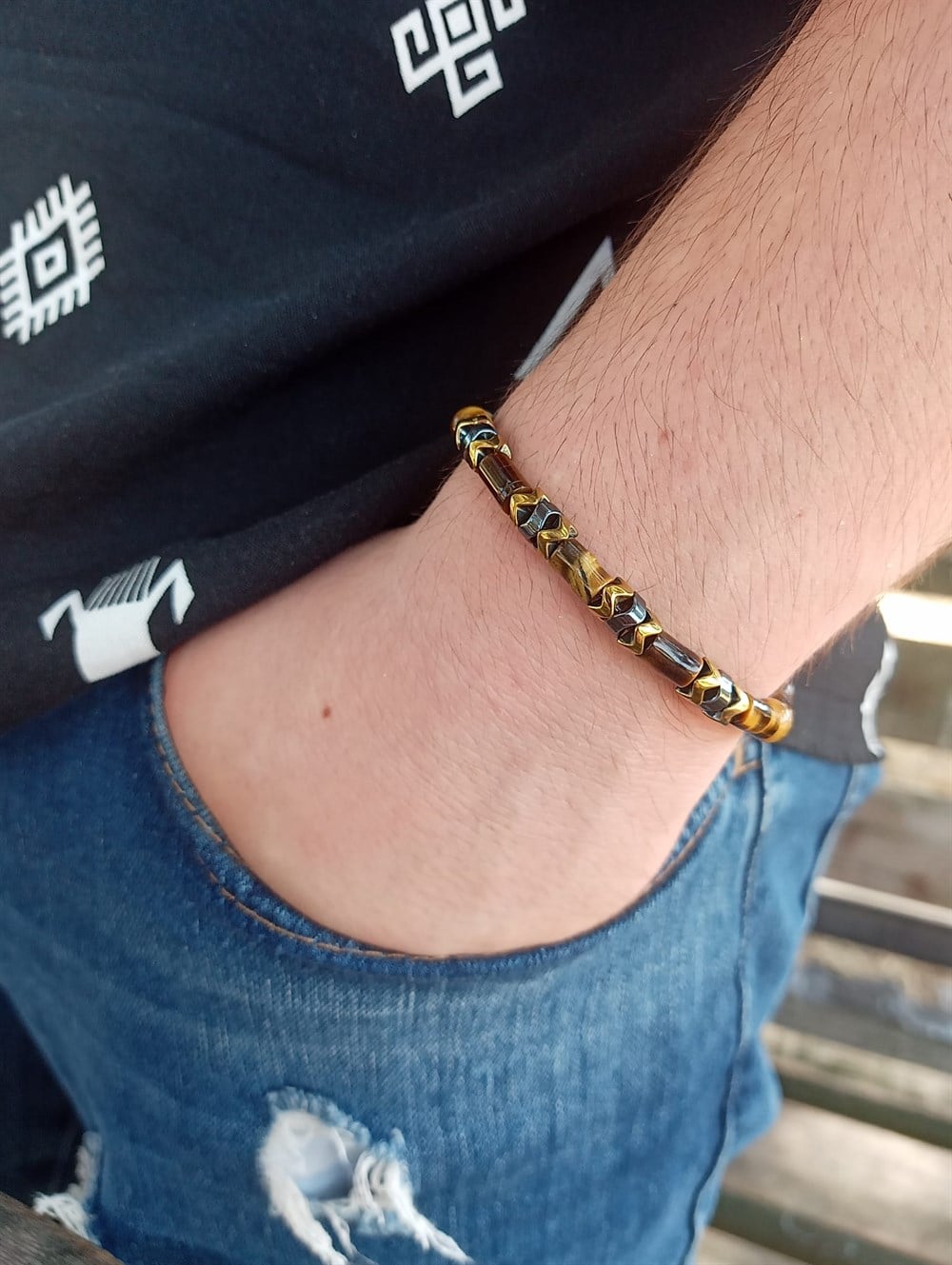 Piedra Jewels Özel Tasarım Erkek Bileklik