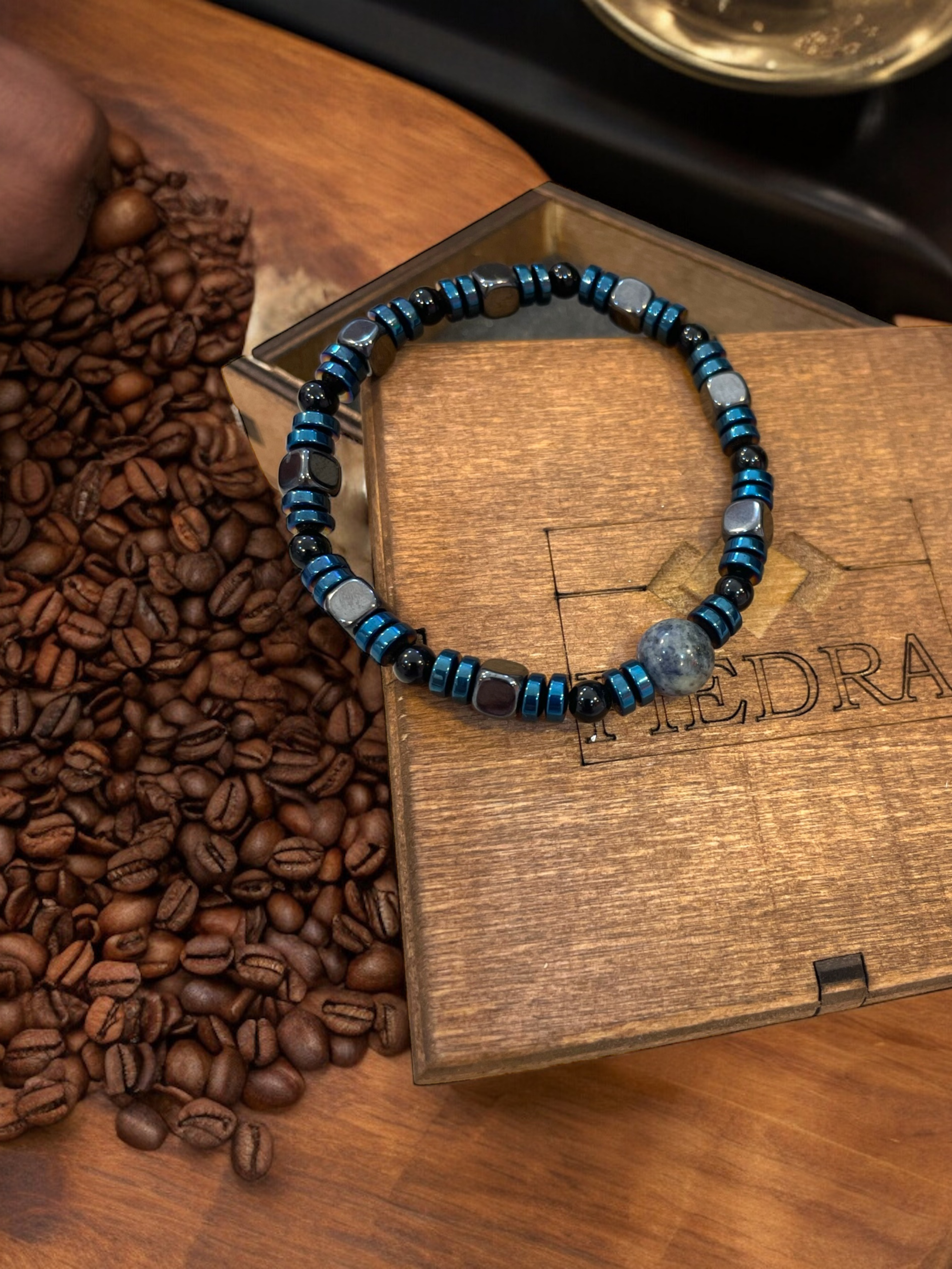 Piedra Jewels Özel Tasarım Hematit BileklikPiedra Jewels Özel Tasarım Hematit ve Sodalit BileklikPiedraJewels