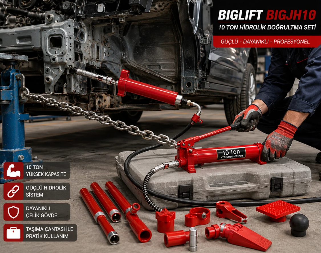 Bıglıft Hidrolik Doğrultma 10 Ton JH10