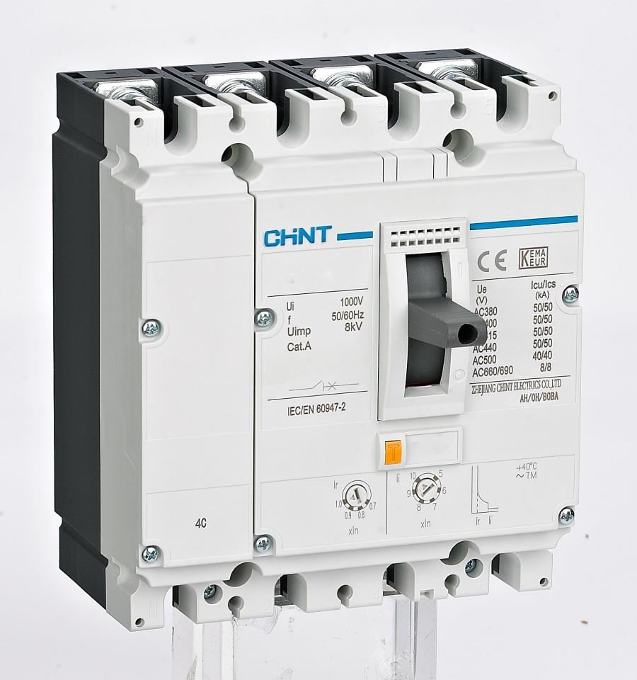 Chint NM8N-125S 4 Kutuplu 80A 50KA Sabit Kompakt Şalter 271608Sigortalar