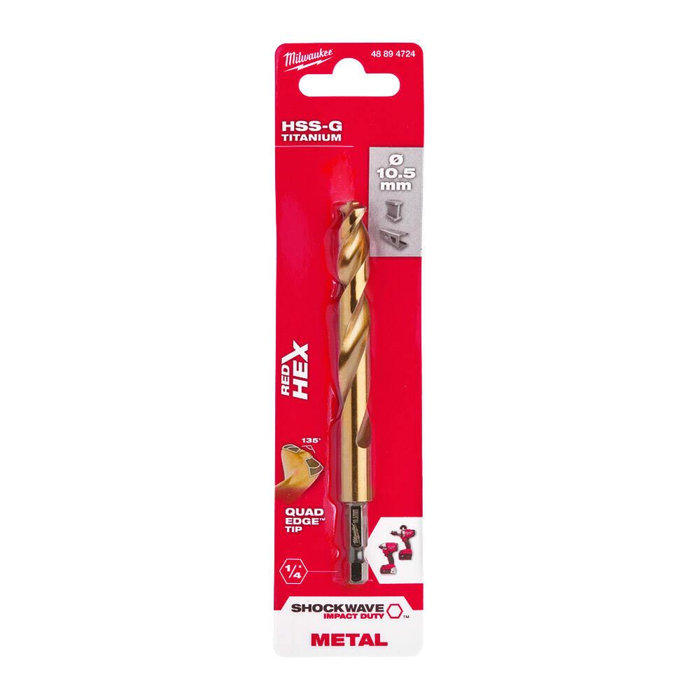 Matkap 10.5x122 MM Hex Girişli  Metal Matkap Ucu 48894724Matkap Uçları