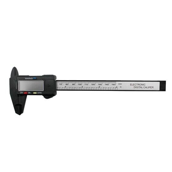 Hegi Kumpas Dijital LCD Ekran Karbon Fiber Hassas 150MM Kalınlık Ölçer
