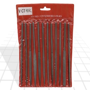 12 Lİ SAATÇİ EĞE SETİ 160x4 mm