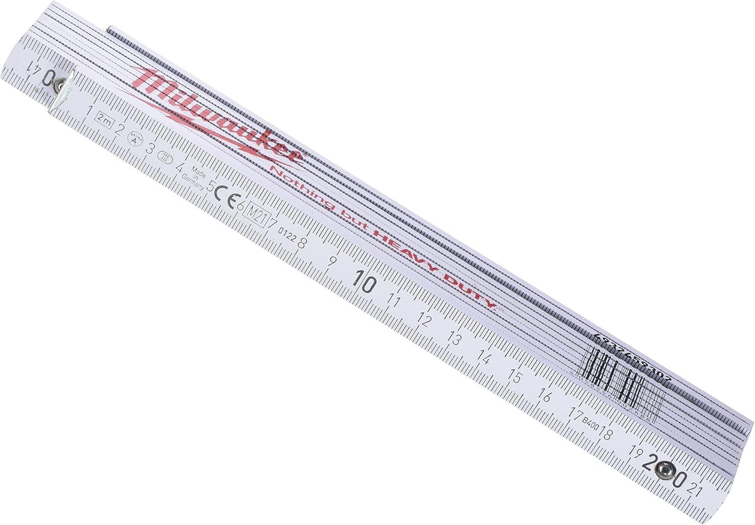 Milwaukee Ahşap Katlanır Metre 2 MT 4932459302