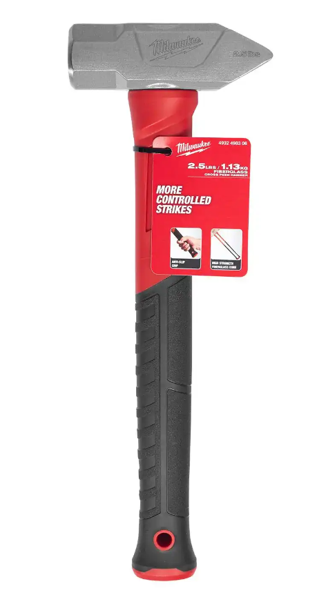 Milwaukee Fiber Saplı Çapraz Çekiç 1810 Gr 4932498308