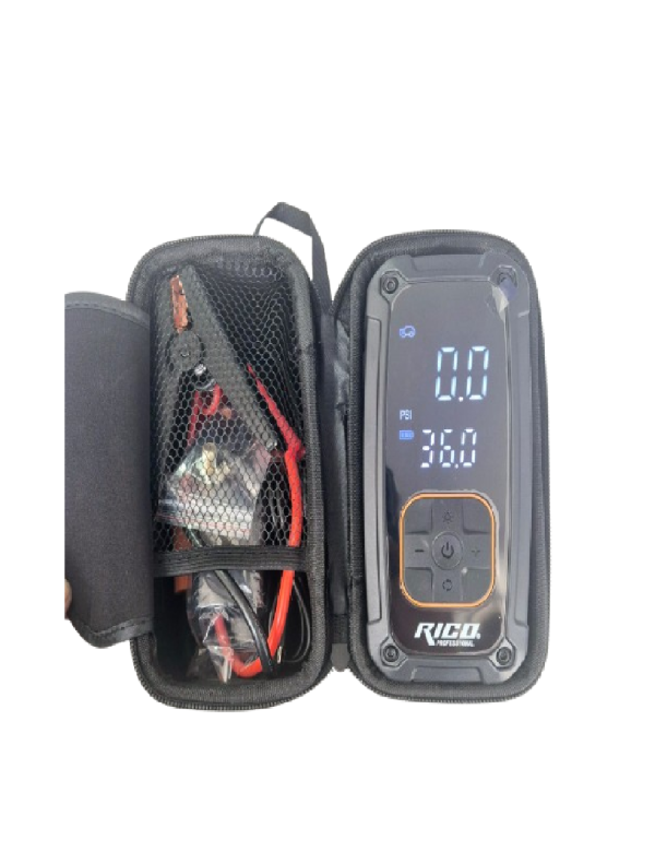 Rıco Akü Şoklama Ve Şarjlı Hava Kompresörü 022-RC4074