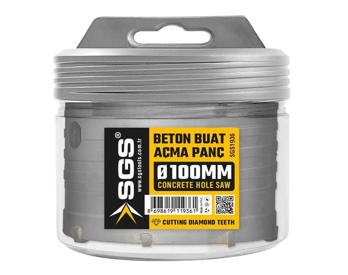 Sgs Beton Buat Açma Panç 100 mm SGS1936