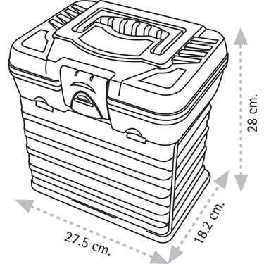 Super Bag Organizerli Takım Çantası ASR-2089