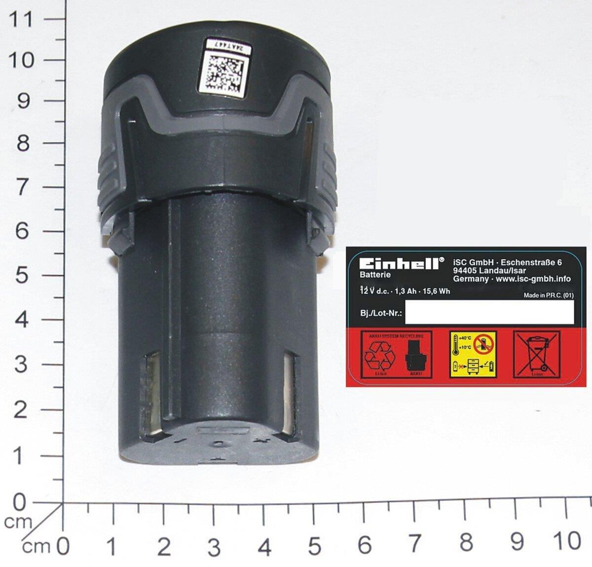 Einhell Akü 12V 1.3 AH 4511356