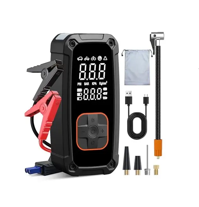 Rıco Akü Şoklama Ve Şarjlı Hava Kompresörü 022-RC4074