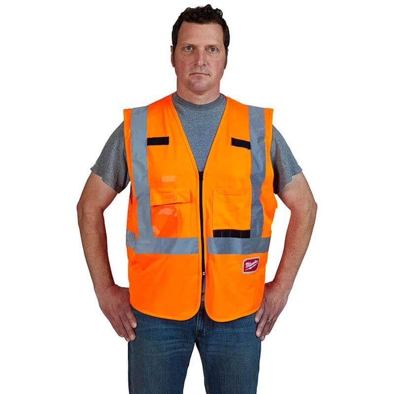 Milwaukee Yüksek Görünürlüklü Yelek Turuncu L/XL 4932471893