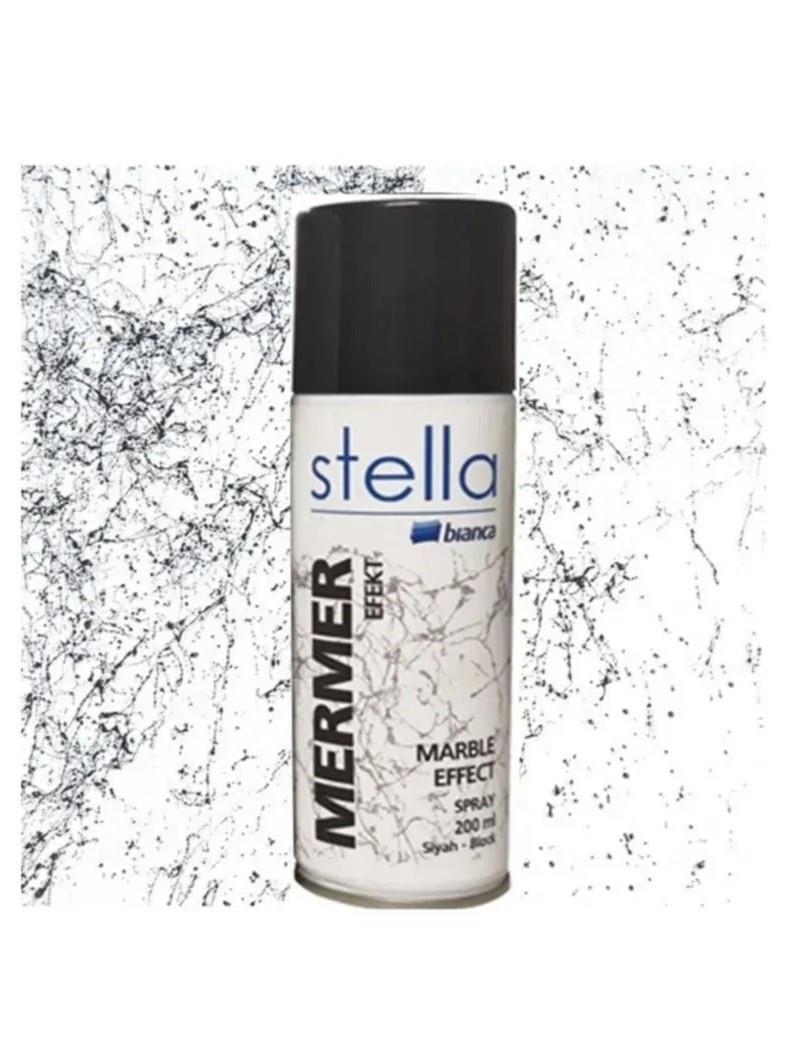 Bianca Stella Sprey Boya Mermer Efekti Siyah 200 ML