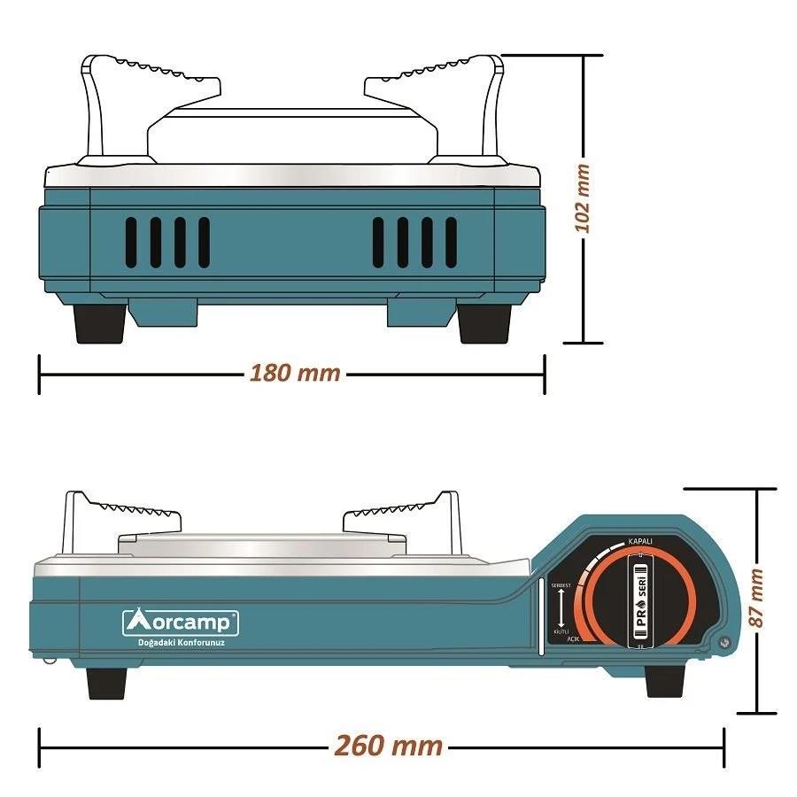 Orcamp CK508 Pro Seramik Portatif Ocak