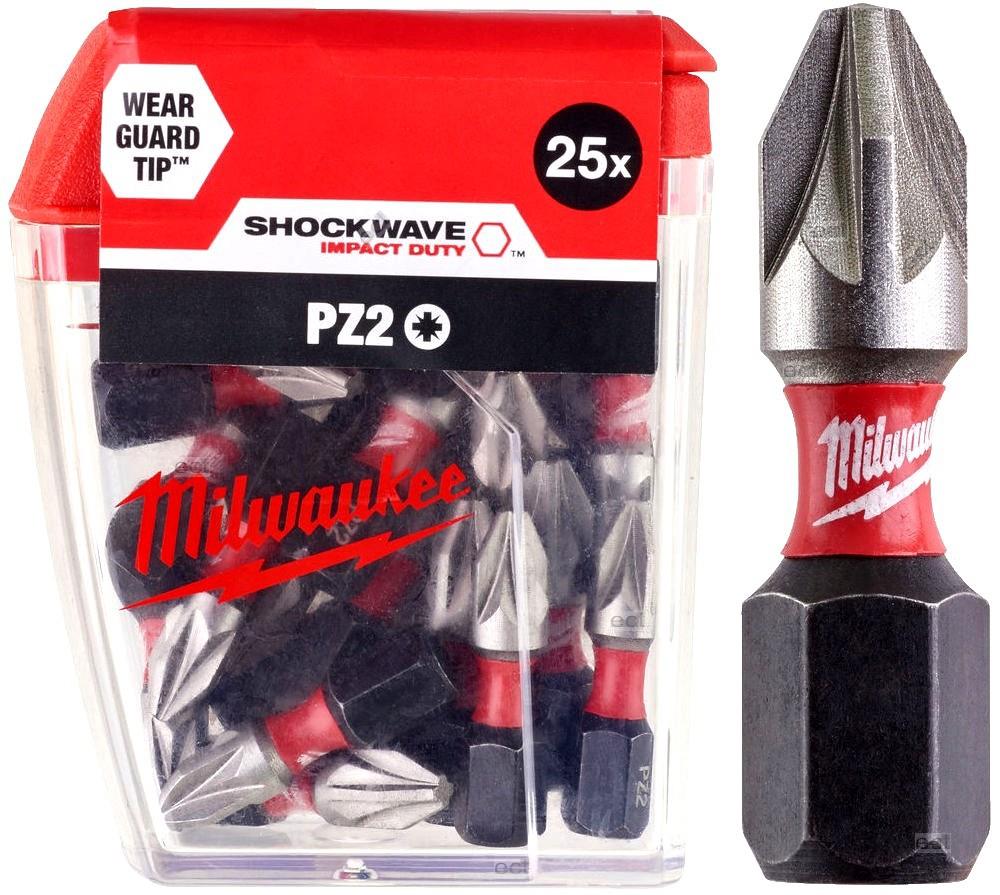 Milwaukee Bits Uç Pz2 25 MM 25li Paket 4932430864