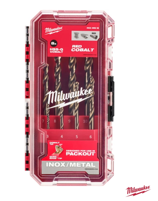 Milwaukee Metal Matkap Ucu Hss-G Cobalt 8 Parça 4932499256