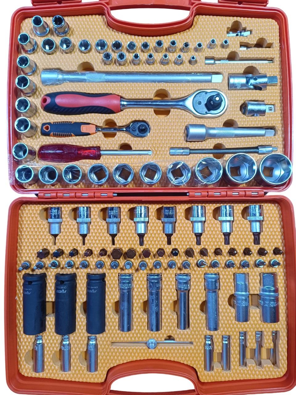 Rico 110 Parça 6 Köşe Lokma Takımı  1/2 & 1/4 RC1011