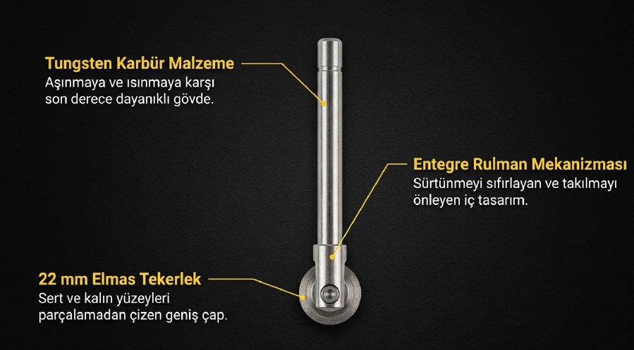 Sgs Seramik Ve Granit Rulmanlı Kesme Elması 22 mm SGS138