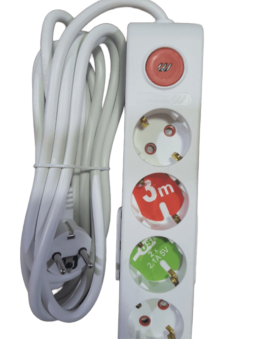 Mutlusan Ri-Tech Altılı Usb+Tytpe-C Grup Priz Ç.K 3 MT 0011756501020300