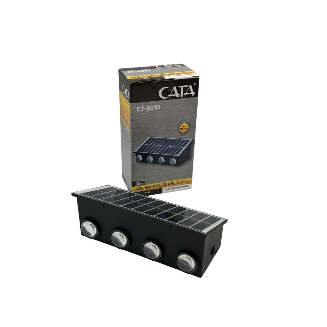 Cata CT-8010 Kos Solar Led Aplik 20W Günışığı 